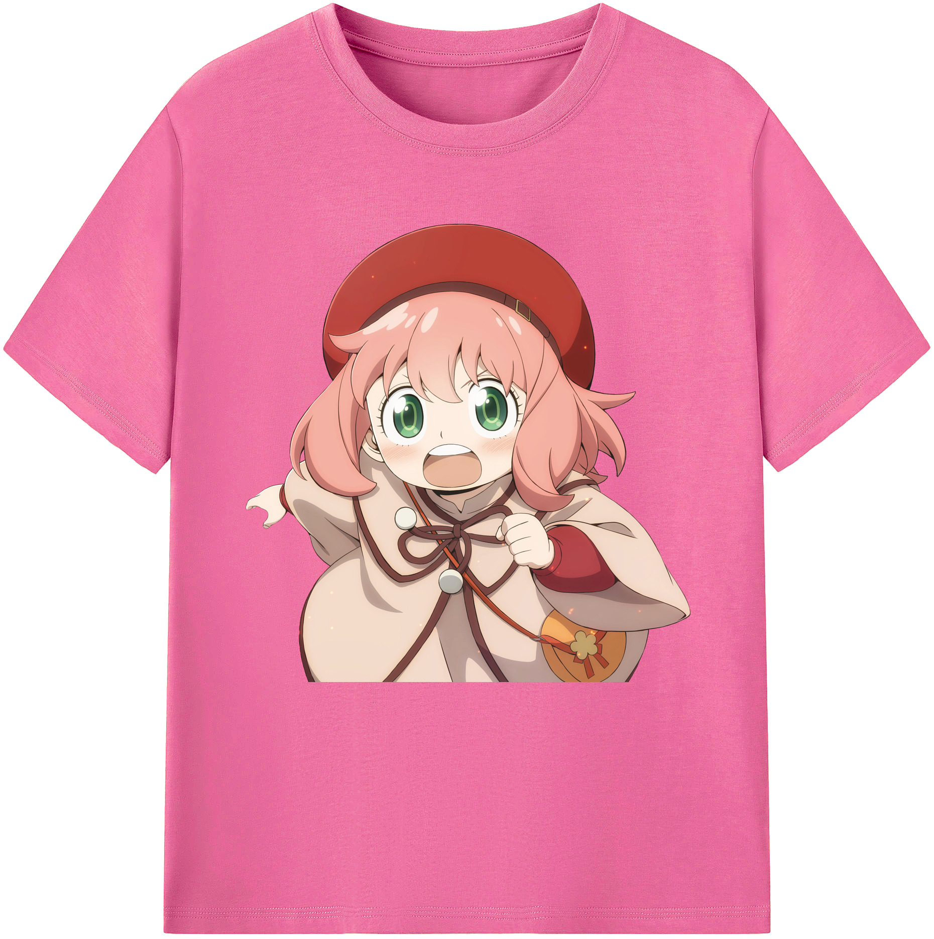 （画像用） SPY×FAMILY间谍家家酒 レディースカジュアルプリントTシャツ（綿100％）